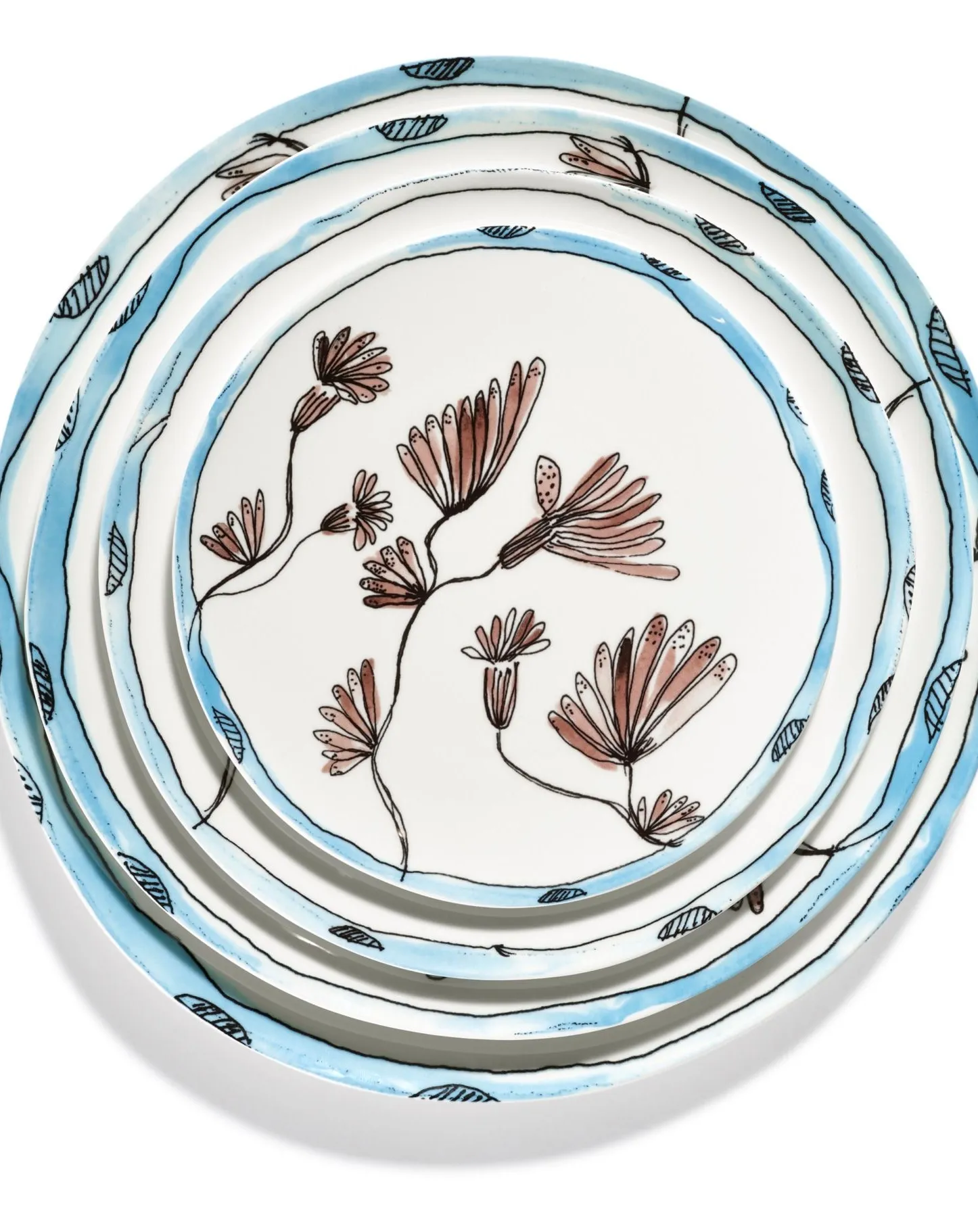 Assiettes Camelia, Serax for Marni - Set de 2 - Image 5