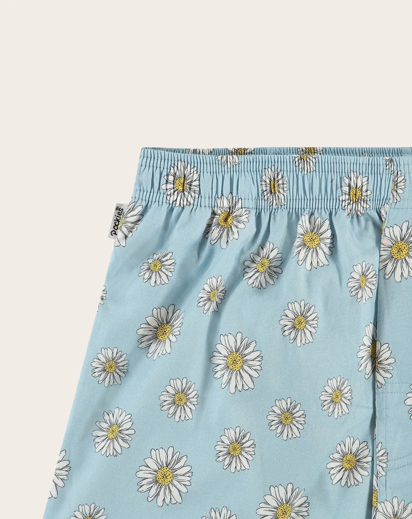 Caleçon Blue Flowers Coton Bio - Image 3