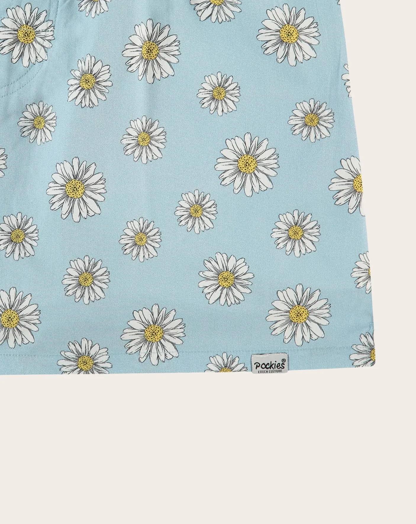 Caleçon Blue Flowers Coton Bio - Image 4