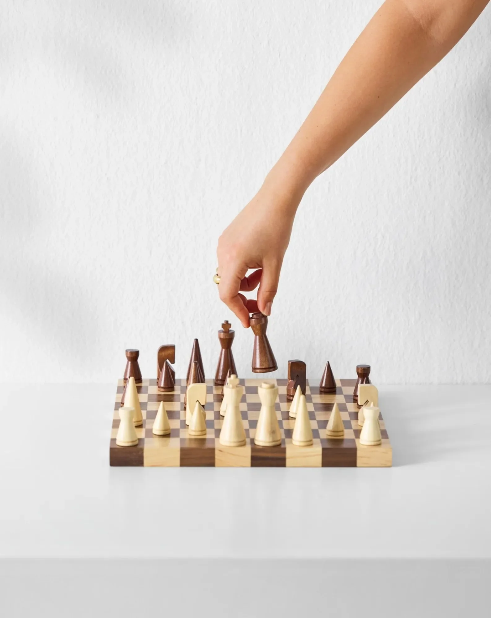 Jeu d'échecs en bois - Image 11