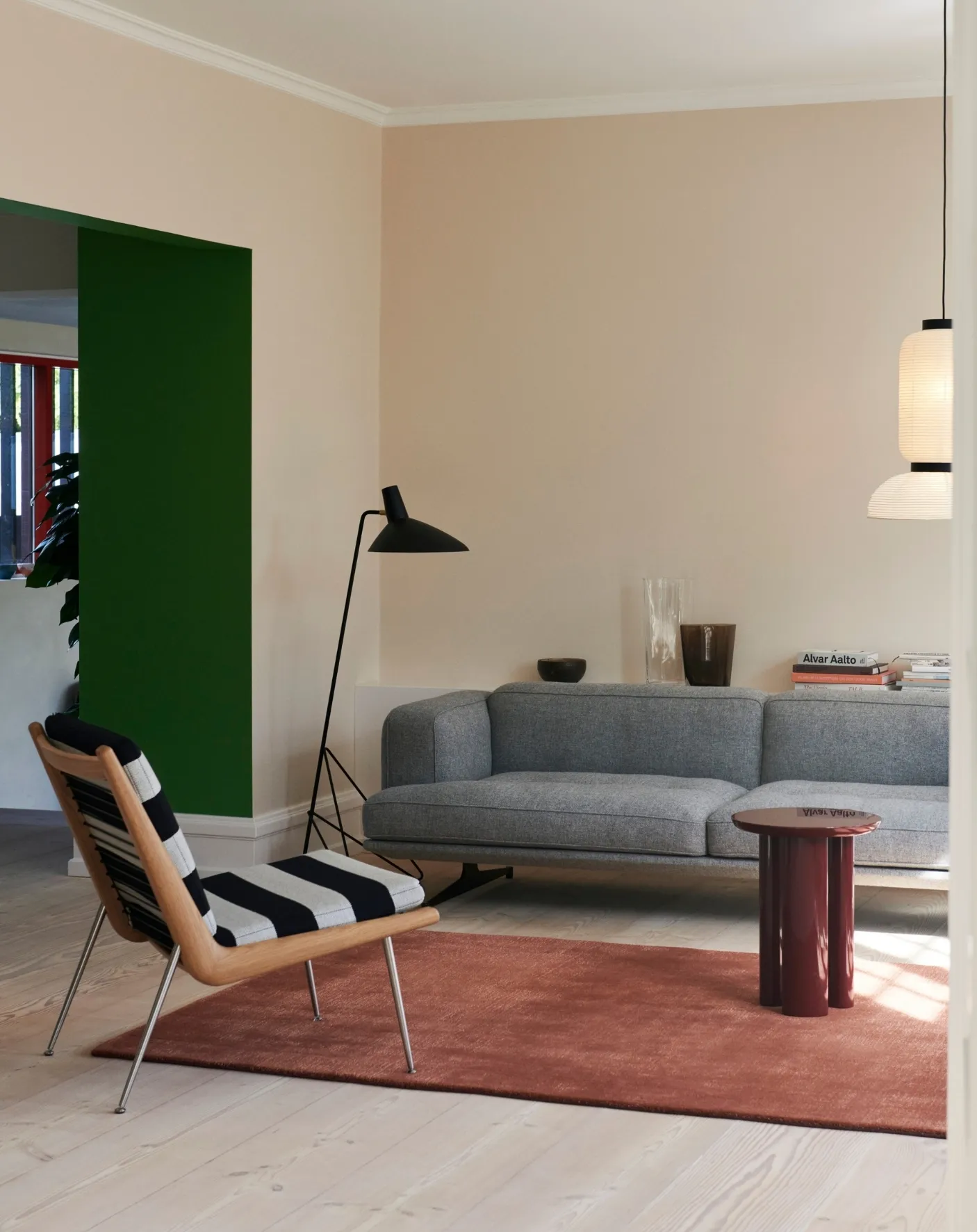 Lampadaire Tripod HM8, Hvidt & Mølgaard - Image 3