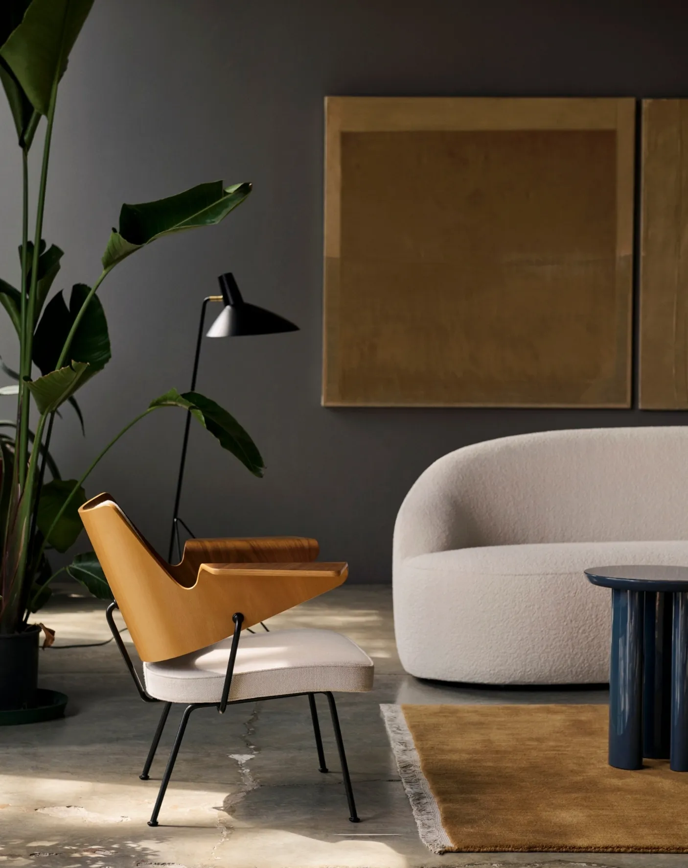 Lampadaire Tripod HM8, Hvidt & Mølgaard - Image 7