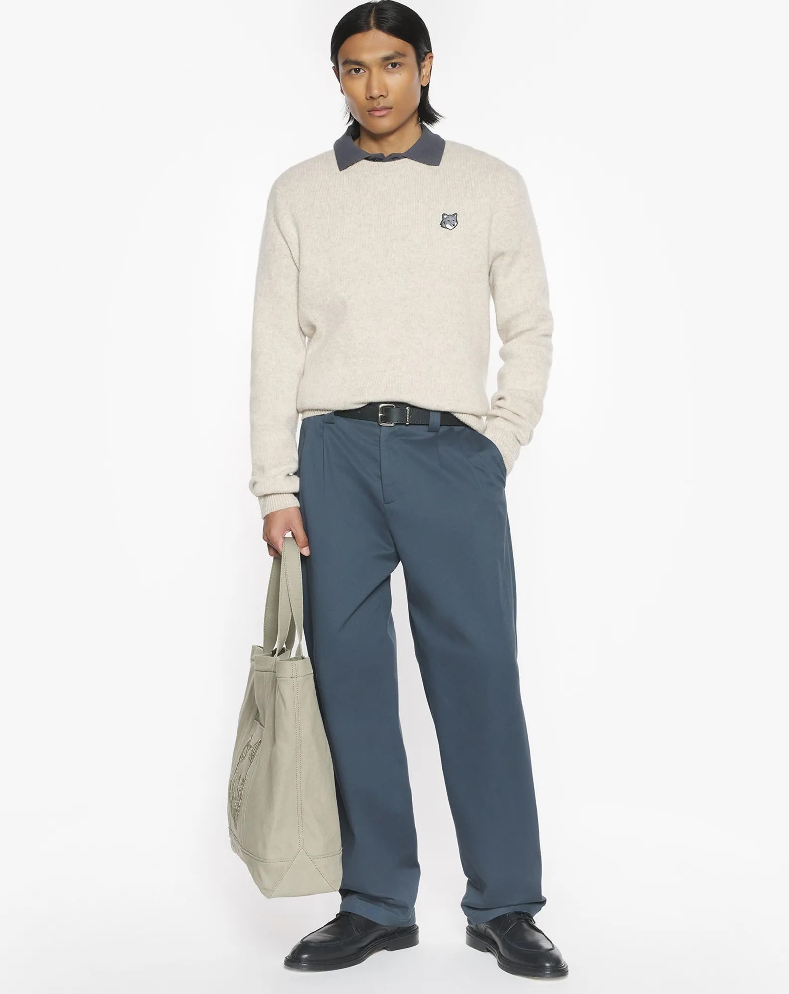 Pull Tête De Renard Milano Laine D’Agneau - Image 3